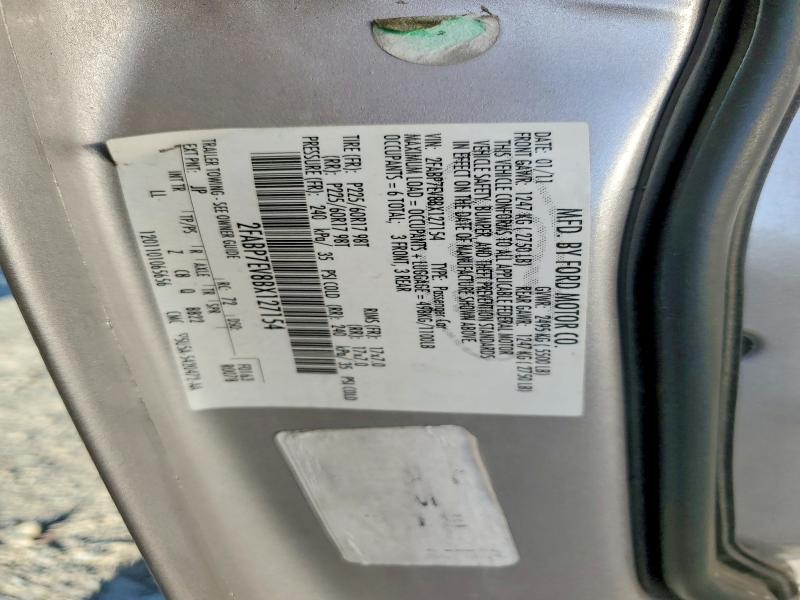 2011 Ford Crown Victoria მანქანა იყიდება აუქციონზე, vin: 2FABP7EV8BX127154, აუქციონის ნომერი: 53296946