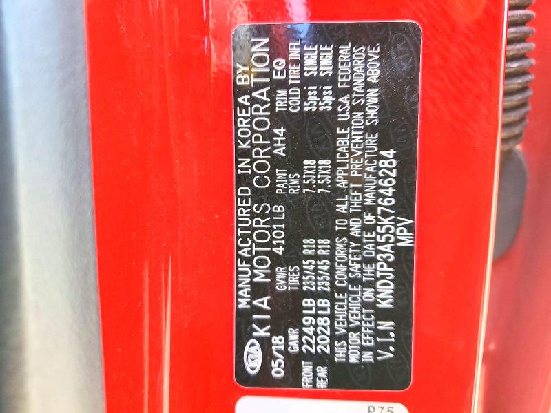 Aukcja sprzedaży 2019 Kia Soul, vin: KNDJP3A55K7646284, numer aukcji: 55299726