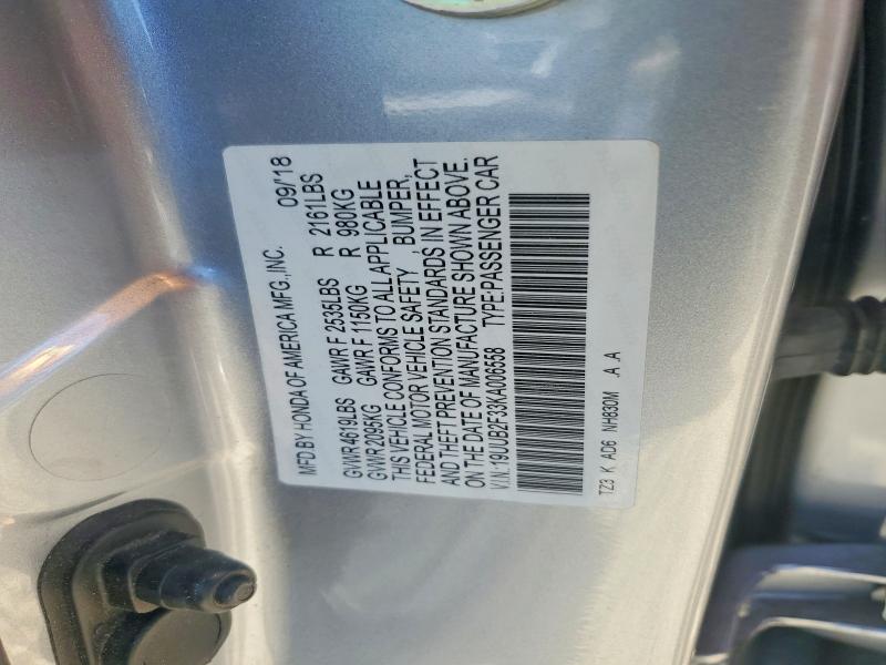 Продажа на аукционе авто 2019 Acura Tlx, vin: 19UUB2F33KA006558, номер лота: 53243296