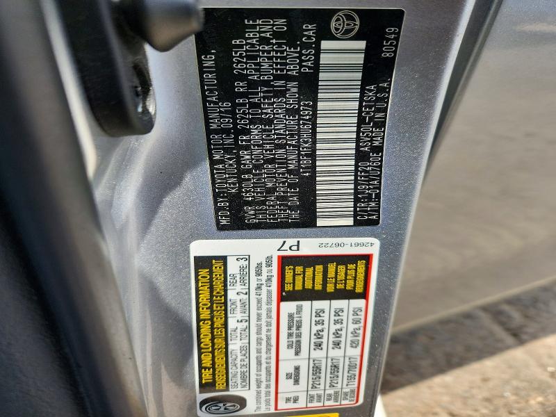 Aukcja sprzedaży 2017 Toyota Camry, vin: 4T1BF1FK3HU674973, numer aukcji: 54152386