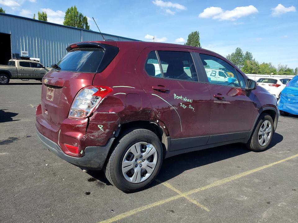 Продажа на аукционе авто 2017 Chevrolet Trax, vin: 3GNCJKSB9HL187958, номер лота: 54533796