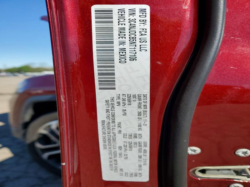 Продаж на аукціоні авто 2022 Jeep Compass, vin: 3C4NJDCB5NT117106, номер лоту: 53221076