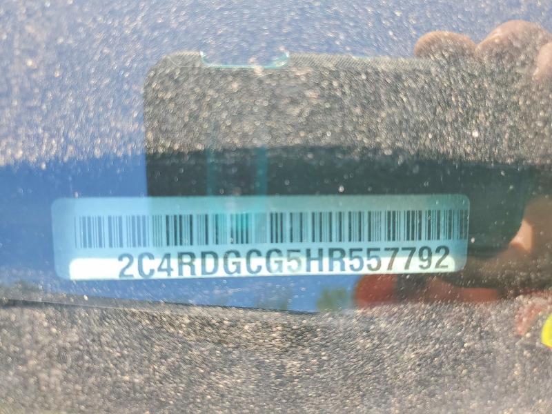 Продаж на аукціоні авто 2017 Dodge Grand Caravan, vin: 2C4RDGCG5HR557792, номер лоту: 51550736