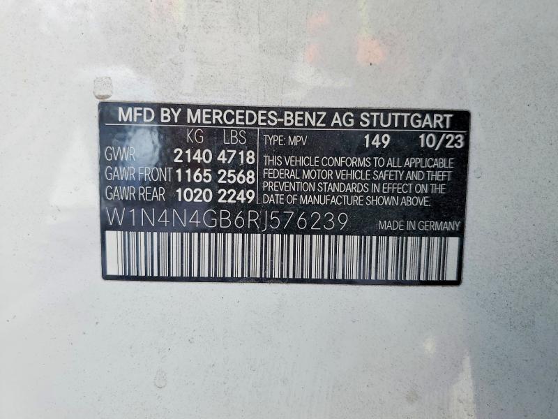 Auction sale of the 2024 Mercedes-benz Gla, vin: W1N4N4GB6RJ576239, lot number: 55456956
