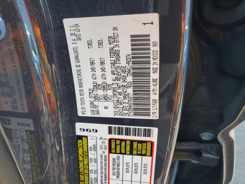 53828396 :رقم المزاد ، 3TYKD5HNXST018777 vin ، 2025 Toyota Tacoma مزاد بيع