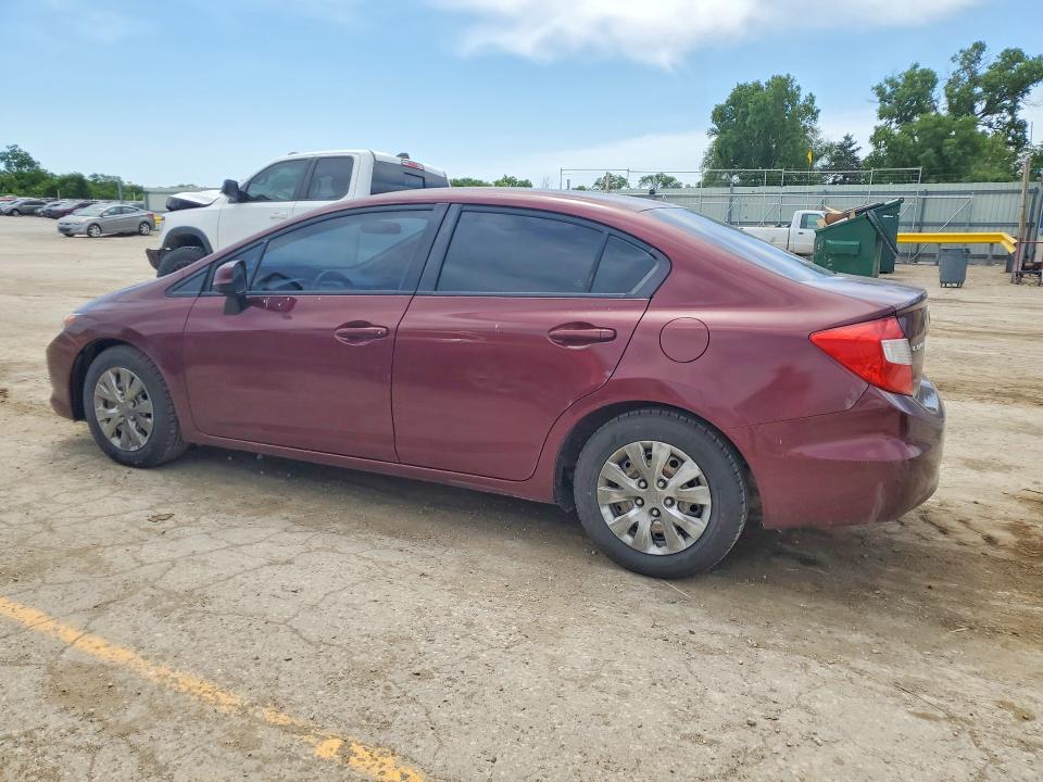 2012 Honda Civic მანქანა იყიდება აუქციონზე, vin: 2HGFB2F51CH540865, აუქციონის ნომერი: 51869596