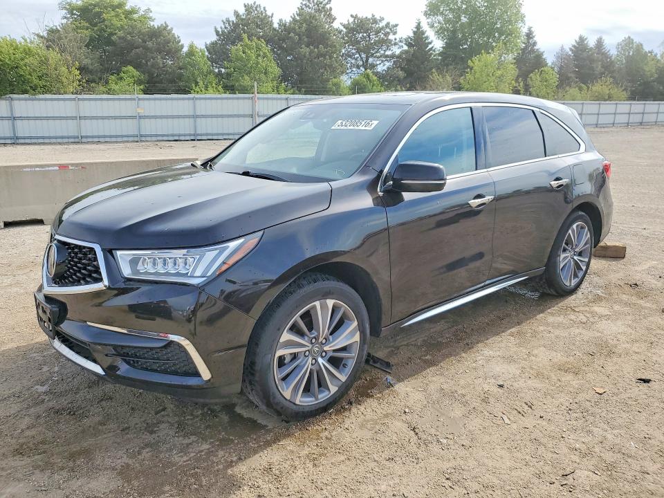 Продажа на аукционе авто 2017 Acura Mdx, vin: 5FRYD4H51HB038542, номер лота: 53208516
