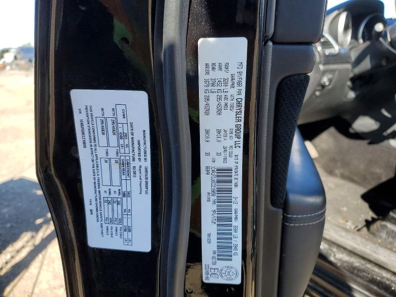 Продаж на аукціоні авто 2012 Jeep Grand Cherokee, vin: 1C4RJFDJ0CC218050, номер лоту: 53097986