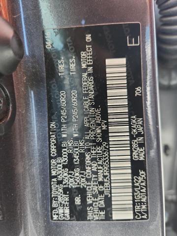 53668966 :رقم المزاد ، JTEBU5JR9G5336729 vin ، 2016 Toyota 4runner مزاد بيع
