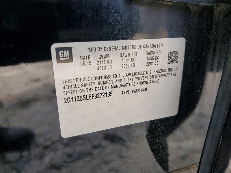 Продаж на аукціоні авто 2015 Chevrolet Impala, vin: 2G11Z5SL6F9272185, номер лоту: 55343466