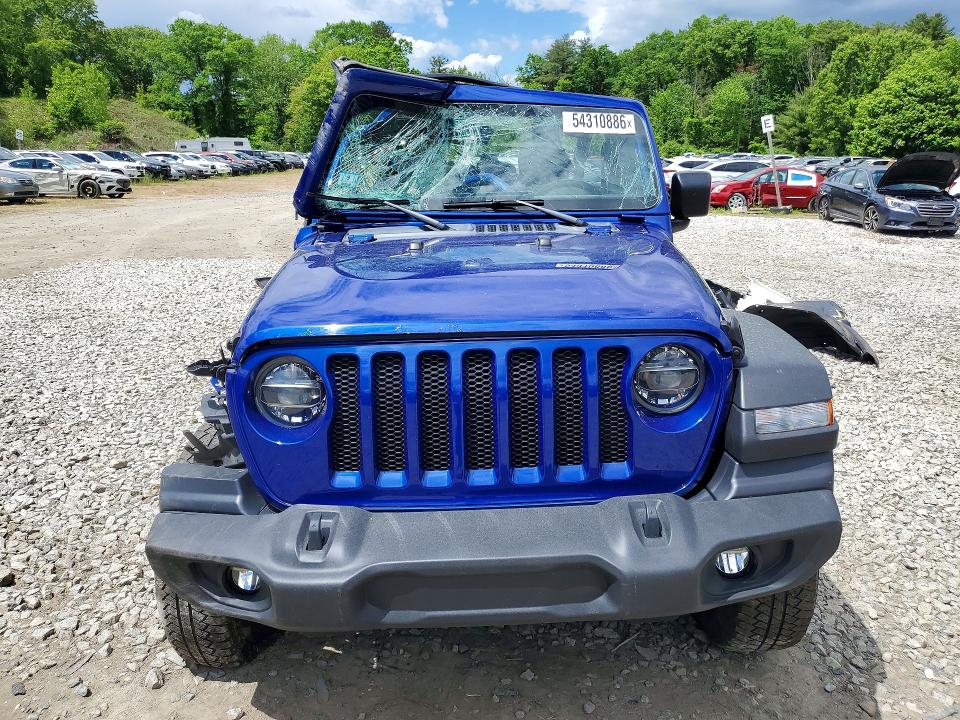 2020 Jeep Wrangler Unlimited მანქანა იყიდება აუქციონზე, vin: 1C4HJXDG9LW121143, აუქციონის ნომერი: 54310886