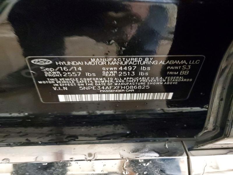 Aukcja sprzedaży 2015 Hyundai Sonata, vin: 5NPE34AFXFH086825, numer aukcji: 52994056