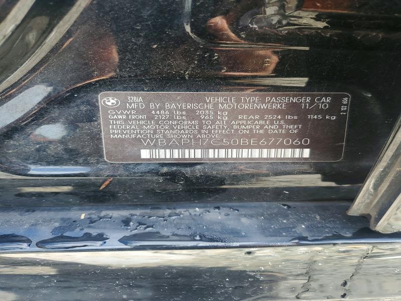 54977656 :رقم المزاد ، WBAPH7C50BE677060 vin ، 2011 Bmw 328 مزاد بيع