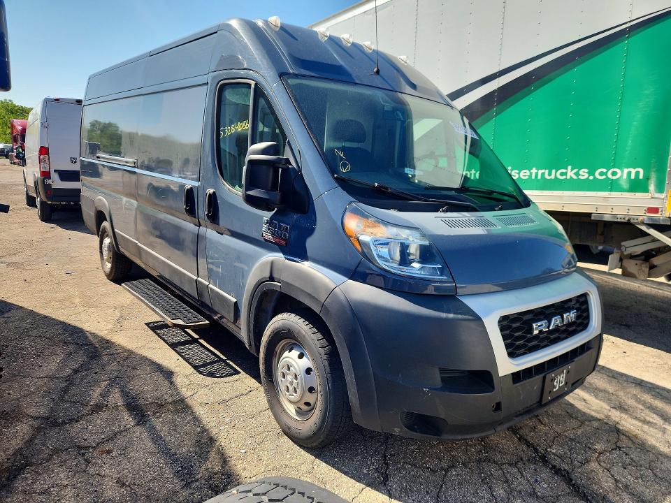 53284086 :رقم المزاد ، 3C6URVJGXLE141046 vin ، 2020 Ram Promaster 3500 مزاد بيع