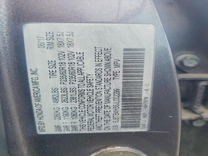 Aukcja sprzedaży 2018 Acura Rdx, vin: 5J8TB4H56JL002299, numer aukcji: 54218946