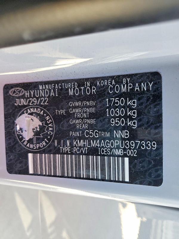 Продаж на аукціоні авто 2023 Hyundai Elantra, vin: KMHLM4AG0PU397339, номер лоту: 52401476