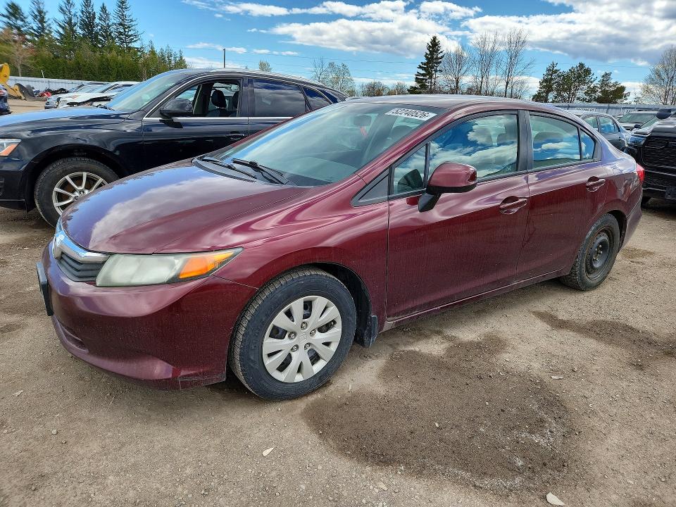 Продажа на аукционе авто 2012 Honda Civic, vin: 2HGFB2F46CH032169, номер лота: 52240526