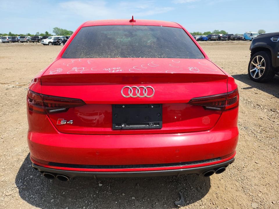 Продажа на аукционе авто 2019 Audi S4, vin: WAUB4AF49KA068854, номер лота: 54660426