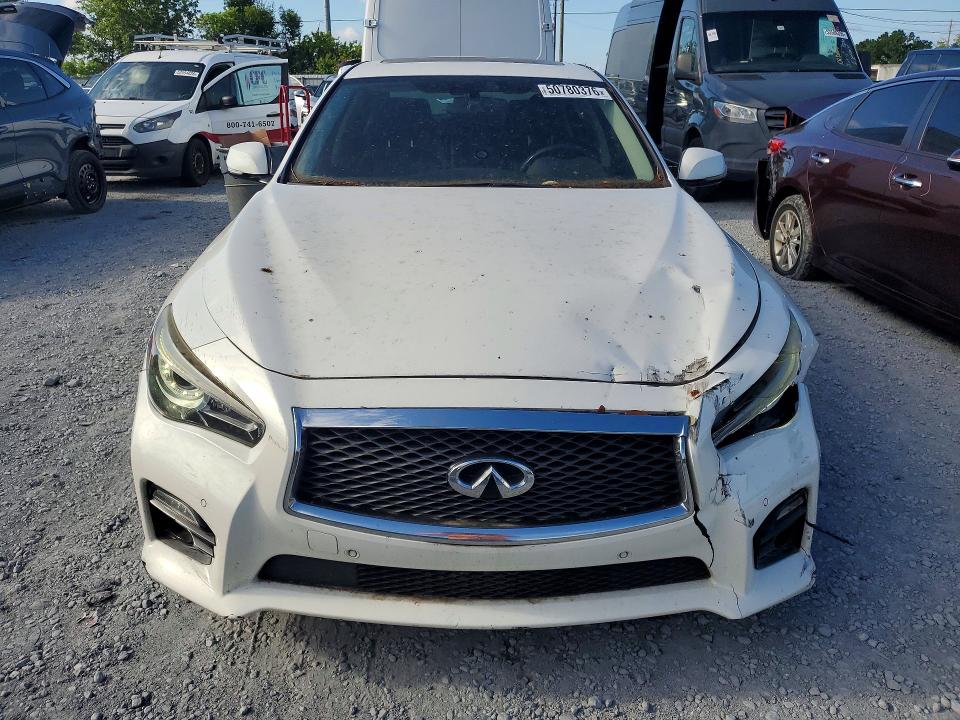 50780376 :رقم المزاد ، JN1BV7AP3FM337751 vin ، 2015 Infiniti Q50 مزاد بيع