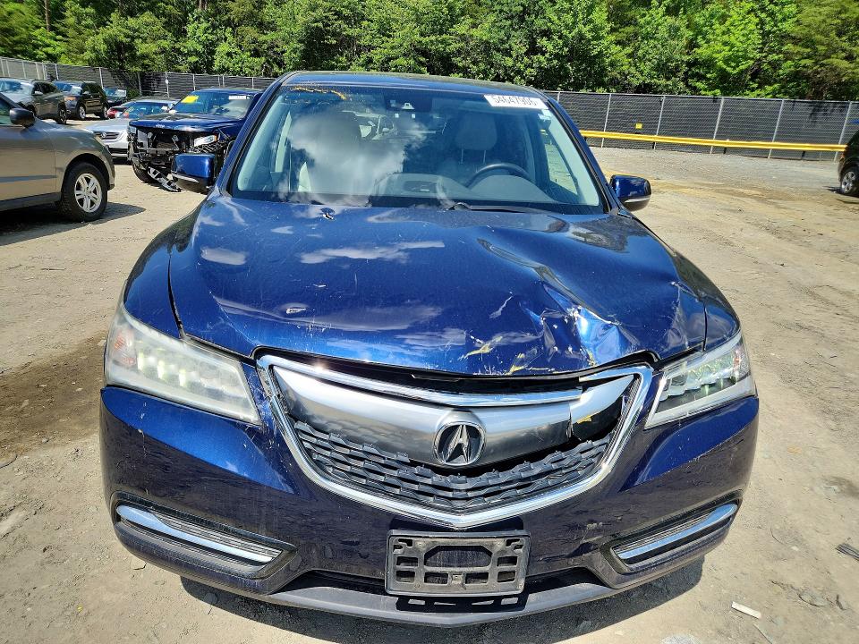 2016 Acura Mdx მანქანა იყიდება აუქციონზე, vin: 5FRYD4H45GB051395, აუქციონის ნომერი: 54647906