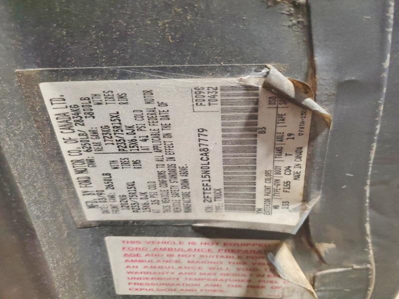 1990 Ford F150 მანქანა იყიდება აუქციონზე, vin: 2FTEF15N0LCA87779, აუქციონის ნომერი: 53215116