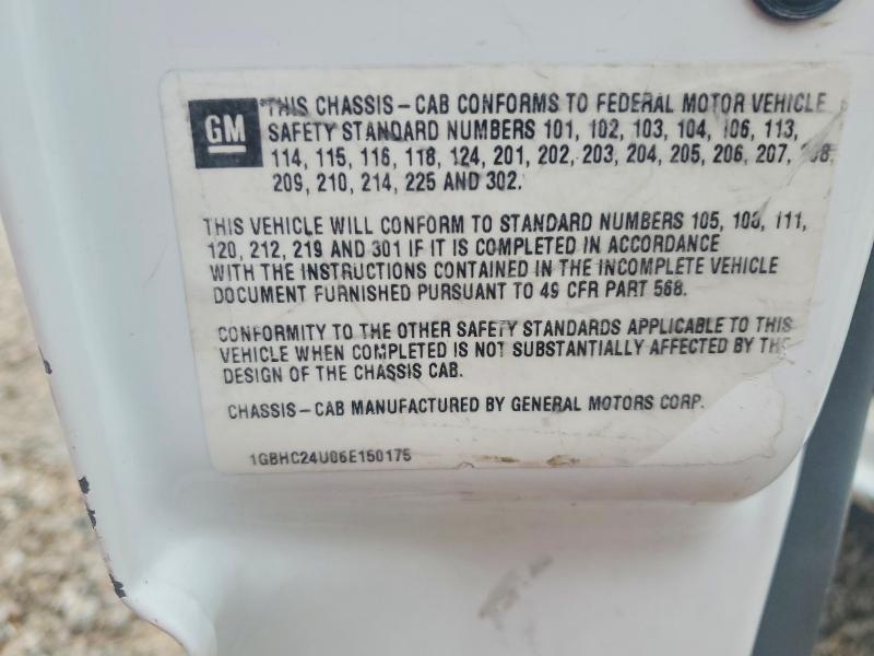 2006 Chevrolet Silverado მანქანა იყიდება აუქციონზე, vin: 1GBHC24U06E150175, აუქციონის ნომერი: 54610636