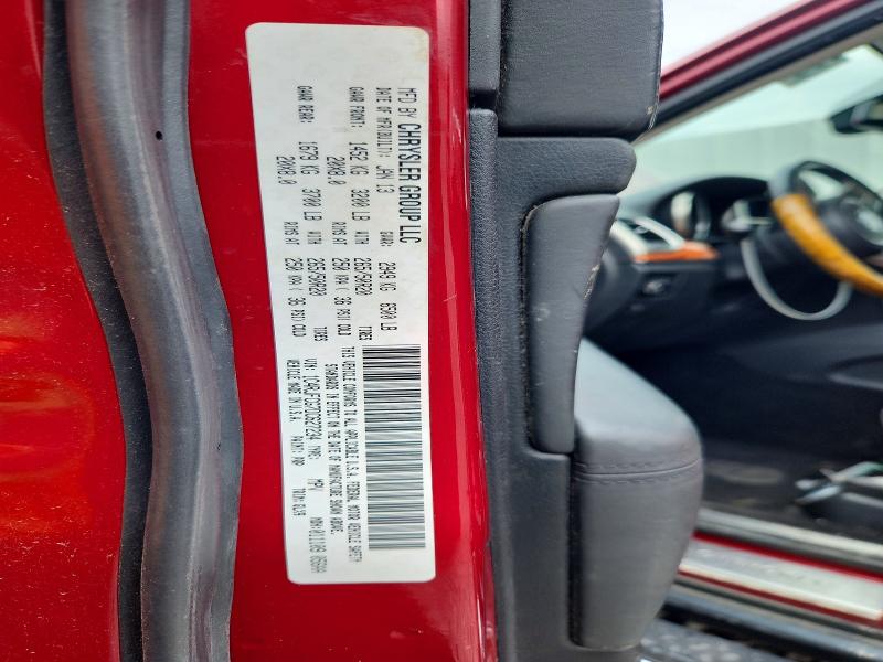 52899996 :رقم المزاد ، 1C4RJFCG7DC627234 vin ، 2013 Jeep Grand Cherokee مزاد بيع