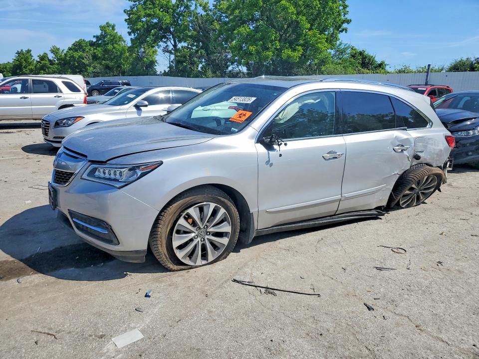 2015 Acura Mdx მანქანა იყიდება აუქციონზე, vin: 5FRYD4H4XFB025762, აუქციონის ნომერი: 54513826