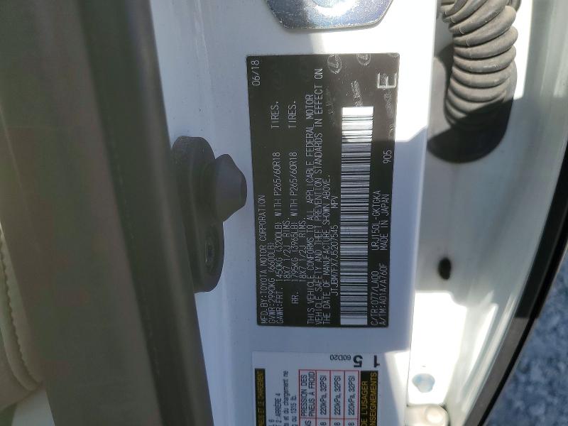 Aukcja sprzedaży 2018 Lexus Gx, vin: JTJBM7FX7J5207545, numer aukcji: 51865096