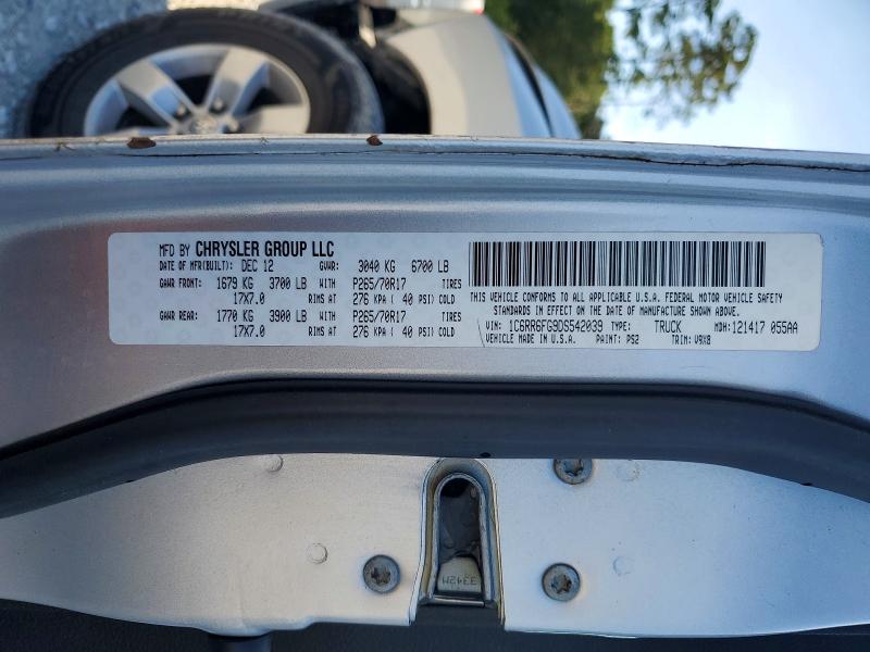 Продаж на аукціоні авто 2013 Ram 1500, vin: 1C6RR6FG9DS542039, номер лоту: 53375956