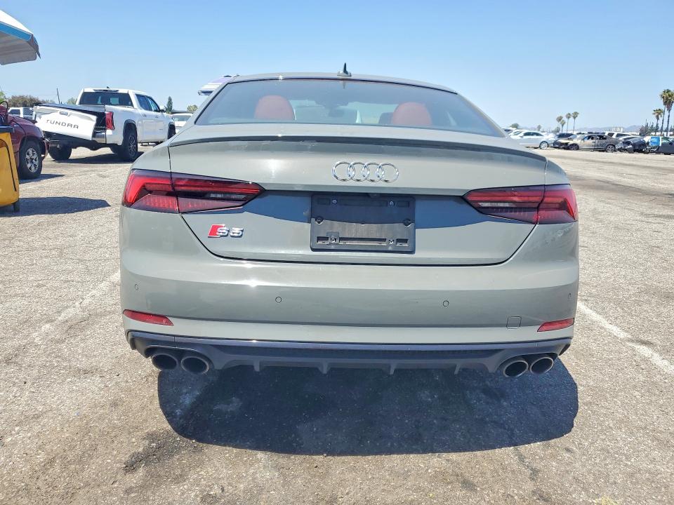 2019 Audi S5 მანქანა იყიდება აუქციონზე, vin: WAUP4AF55KA057297, აუქციონის ნომერი: 54007476