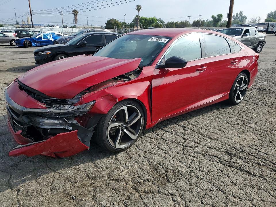 Auction sale of the 2021 Honda Accord, vin: 1HGCV1F34MA043909, lot number: 52248576