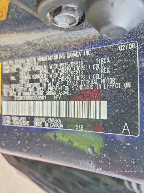 Aukcja sprzedaży 2009 Lexus Rx, vin: 2T2GK31U99C059901, numer aukcji: 53223396
