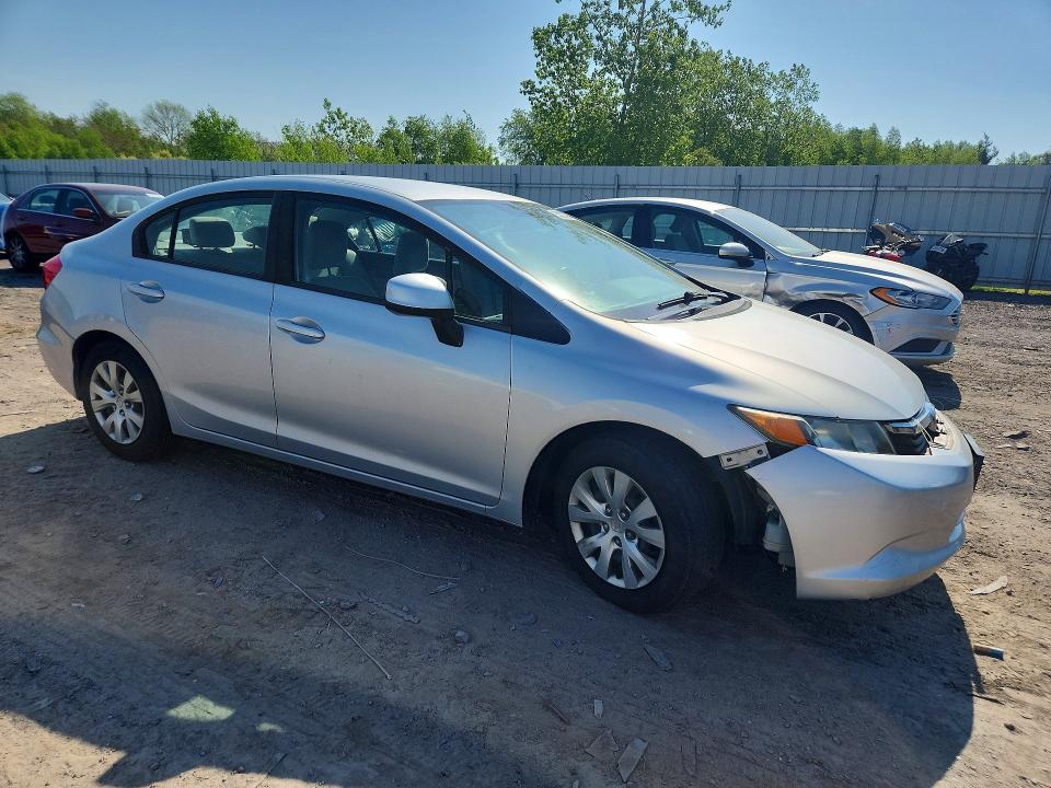 2012 Honda Civic მანქანა იყიდება აუქციონზე, vin: 2HGFB2F55CH563663, აუქციონის ნომერი: 53827916