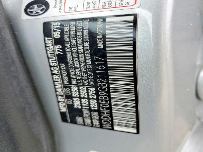 Продажа на аукционе авто 2016 Mercedes-benz E, vin: WDDHF0EB9GB211617, номер лота: 52488506