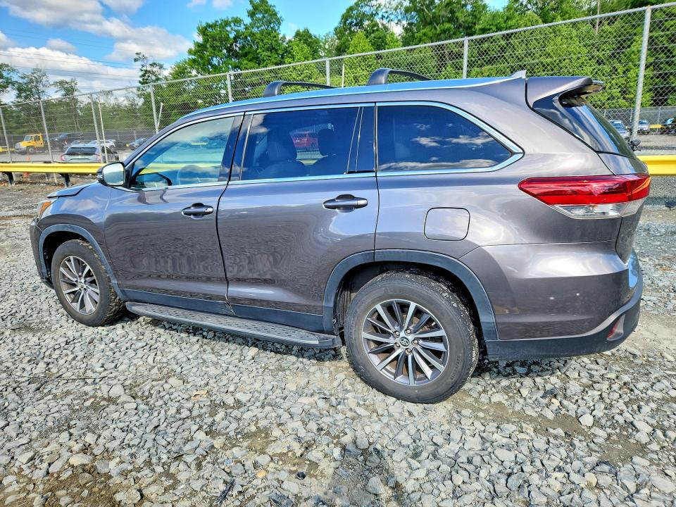 2019 Toyota Highlander მანქანა იყიდება აუქციონზე, vin: 5TDKZRFH5KS324044, აუქციონის ნომერი: 53458026