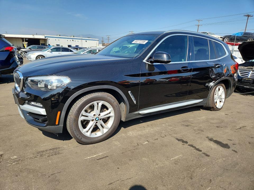2019 Bmw X3 მანქანა იყიდება აუქციონზე, vin: 5UXTR7C55KLF27800, აუქციონის ნომერი: 53272206