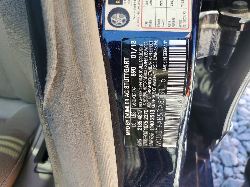 Продажа на аукционе авто 2013 Mercedes-benz C, vin: WDDGF8AB5DA833116, номер лота: 52525906