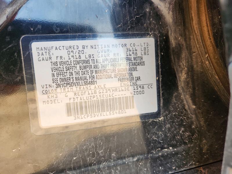Продажа на аукционе авто 2020 Nissan Kicks, vin: 3N1CP5DVXLL554801, номер лота: 55350966