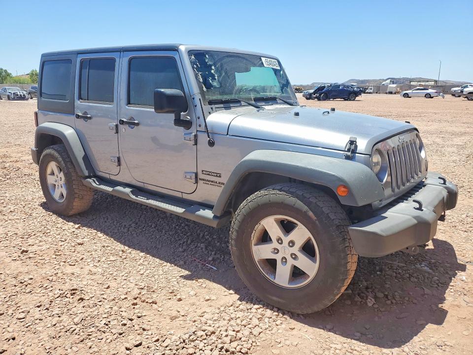 2017 Jeep Wrangler Unlimited მანქანა იყიდება აუქციონზე, vin: 1C4BJWDG2HL702833, აუქციონის ნომერი: 55400426