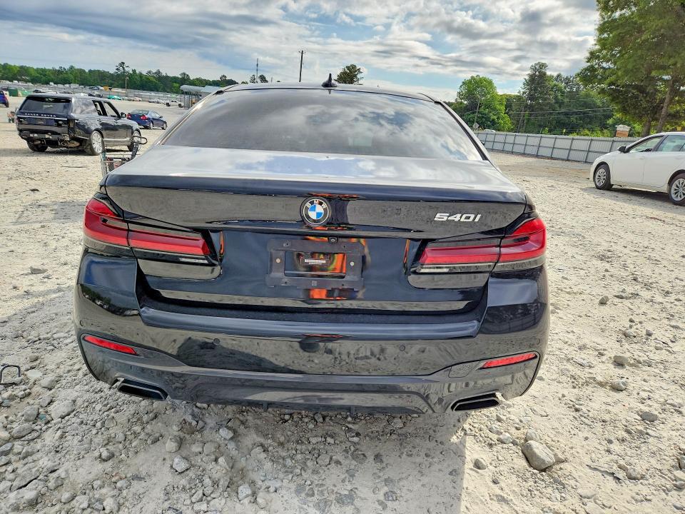2021 Bmw 540 მანქანა იყიდება აუქციონზე, vin: WBA53BJ01MWX34556, აუქციონის ნომერი: 53404406