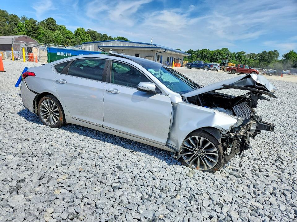 2017 Genesis G80 მანქანა იყიდება აუქციონზე, vin: KMHGN4JE0HU175334, აუქციონის ნომერი: 54101986