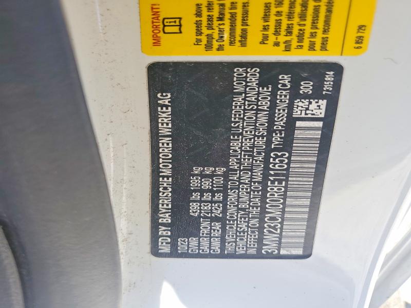 Продажа на аукционе авто 2024 Bmw 230i, vin: 3MW23CM00R8E11653, номер лота: 54367576