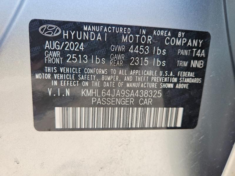 Aukcja sprzedaży 2025 Hyundai Sonata, vin: KMHL64JA9SA438325, numer aukcji: 53553746