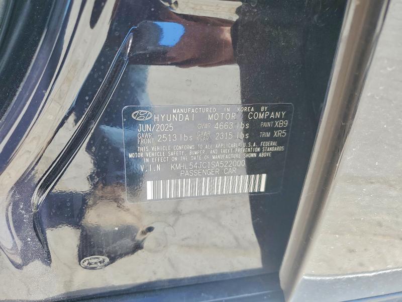 2025 Hyundai Sonata მანქანა იყიდება აუქციონზე, vin: KMHL54JC1SA522000, აუქციონის ნომერი: 53870246