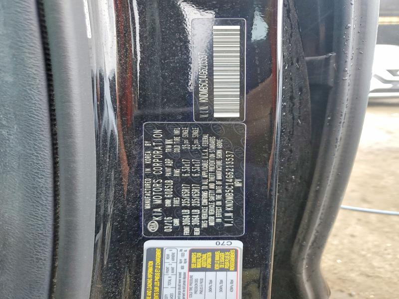 Продажа на аукционе авто 2016 Kia Sedona, vin: KNDMB5C14G6213537, номер лота: 52563896