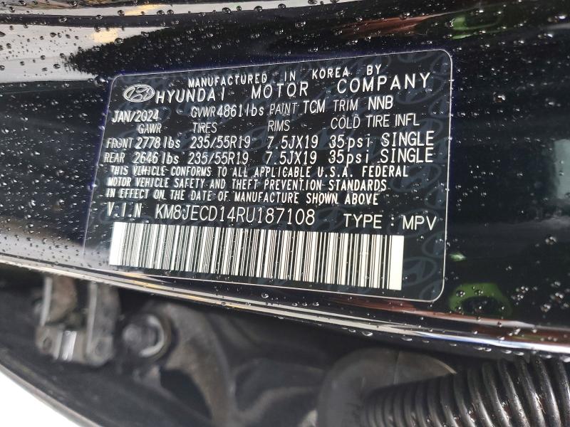 Продаж на аукціоні авто 2024 Hyundai Tucson, vin: KM8JECD14RU187108, номер лоту: 55219516