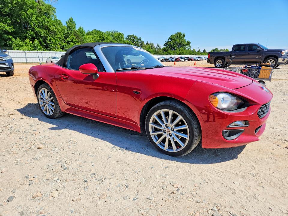 2018 Fiat 124 Spider მანქანა იყიდება აუქციონზე, vin: JC1NFAEK3J0138912, აუქციონის ნომერი: 52224676
