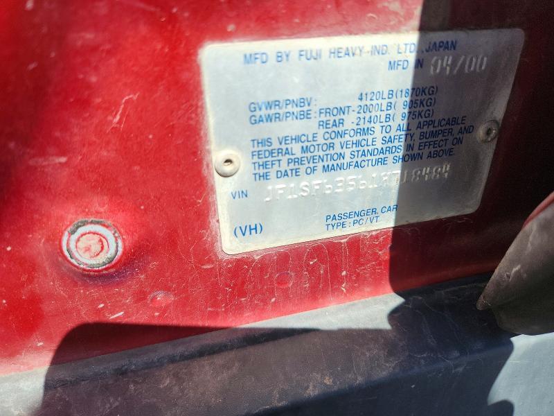 Продажа на аукционе авто 2001 Subaru Forester, vin: JF1SF63561H718484, номер лота: 52849616