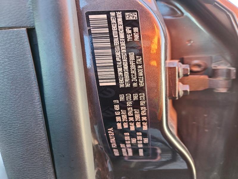 2017 Jeep Renegade მანქანა იყიდება აუქციონზე, vin: ZACCJBCB8HPF99903, აუქციონის ნომერი: 55054296
